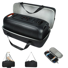 For JBL Partybox On-The-Go Shockproof Hard EVA Storage Bag Carrying Box with Microphone Bag, For JBL Partybox On-The-Go with Microphone Bag