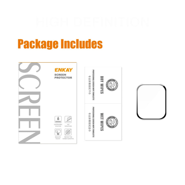 ENKAY 3D Soft PC Edge PMMA Screen Film For Apple Watch Ultra / Ultra 2 / Ultra 3 49mm, 1 PCS, 2 PCS, 5 PCS, 10 PCS