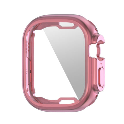 ENKAY Electroplated Soft TPU Case with Screen Film For Apple Watch Ultra 3 / 2 /1 49mm