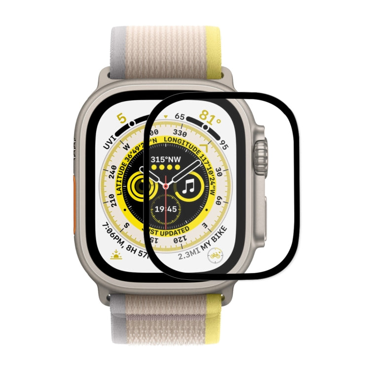 For Apple Watch Ultra / Ultra 2 / Ultra 3 49mm ENKAY 9H Full Cover Tempered Glass Watch Film, 1pcs, 2pcs, 5pcs, 10pcs