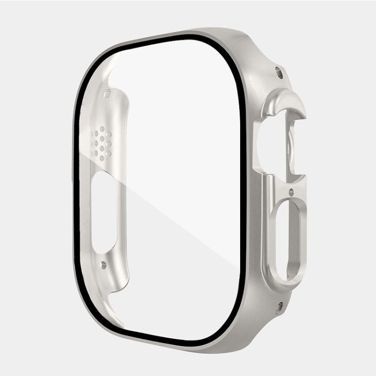 For Apple Watch Ultra / Ultra 2 49mm ENKAY PC Frame 9H Tempered Glass Case