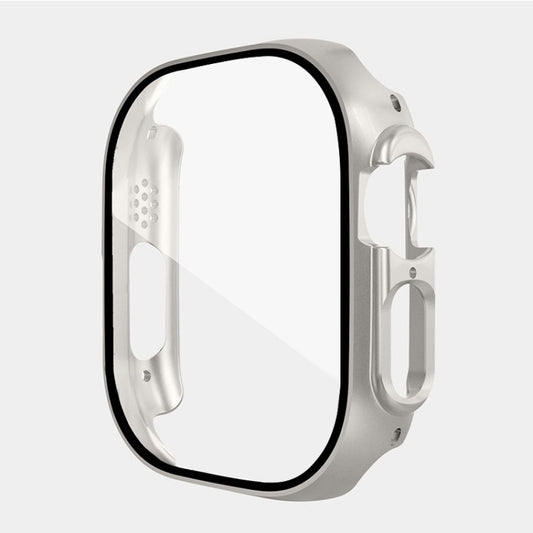 For Apple Watch Ultra / Ultra 2 49mm ENKAY PC Frame 9H Tempered Glass Case