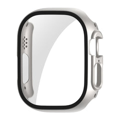 For Apple Watch Ultra / Ultra 2 49mm ENKAY PC Frame 9H Tempered Glass Case