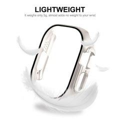 For Apple Watch Ultra / Ultra 2 49mm ENKAY PC Frame 9H Tempered Glass Case