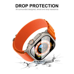 For Apple Watch Ultra / Ultra 2 49mm ENKAY PC Frame 9H Tempered Glass Case