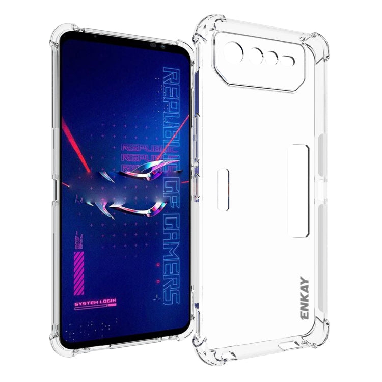 For Asus ROG Phone 6 Pro ENKAY Clear TPU Shockproof Phone Case, For Asus ROG Phone 6 Pro