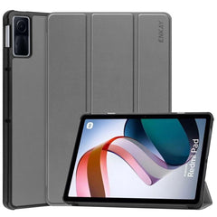 For Xiaomi Redmi Pad 10.61 inch ENKAY Tri-fold Custer Texture Leather Stand Smart Case, For Xiaomi Redmi Pad 10.61 inch