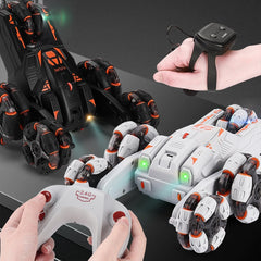 MoFun Five-wheeled Stunt Car 360-degree Swing Arm 2.4G Multifunctional RC Car, Single control, Double control