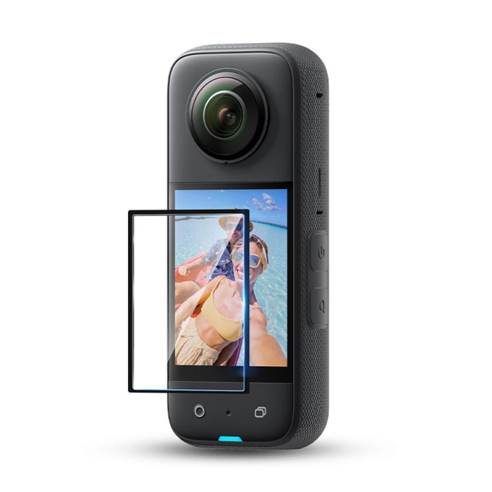 For Insta360 X3 2pcs Transparent HD Curved Protective Film