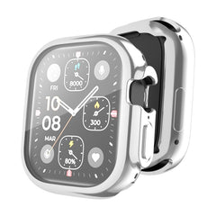 For Apple Watch Ultra / Ultra 2 49mm ENKAY Full Coverage Electroplated Soft TPU Case with Screen Film