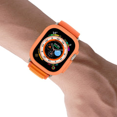 For Apple Watch Ultra 49mm ENKAY Solid Color Protective Soft TPU Frame Case