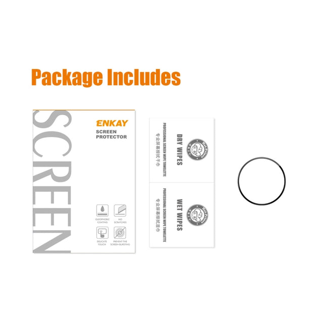 For Amazfit GTR 4 ENKAY 3D Full Coverage Soft PC Edge + PMMA HD Screen Protector Film, 1pcs, 2pcs, 5pcs, 10pcs