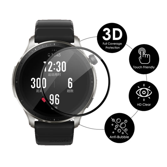 For Amazfit GTR 4 ENKAY 3D Full Coverage Soft PC Edge + PMMA HD Screen Protector Film, 1pcs, 2pcs, 5pcs, 10pcs