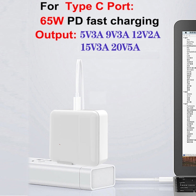 GaN 100W Dual USB + Dual USB-C/Type-C Multi Port Charger for Apple MacBook Series, US Plug, US / EU Plug, US / UK Plug, US / AU Plug, US / EU / UK Plug, US / EU / UK / AU Plug