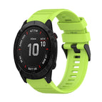 For Garmin Fenix 6X Sapphire / Lime Green