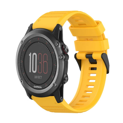 26mm Horizontal Texture Silicone Watch Band with Removal Tool, For Garmin Fenix 3, For Garmin Fenix 3 HR, For Garmin Fenix 3 Sapphire