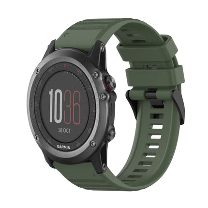 26mm Horizontal Texture Silicone Watch Band with Removal Tool, For Garmin Fenix 3, For Garmin Fenix 3 HR, For Garmin Fenix 3 Sapphire