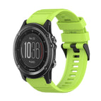 For Garmin Fenix 3 Sapphire / Lime Green