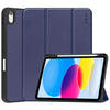 For iPad 10.9 2022 ENKAY TPU Back Cover Smart Leather Stand Tablet Case with Pen Slot