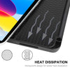 For iPad 10.9 2022 ENKAY TPU Back Cover Smart Leather Stand Tablet Case with Pen Slot