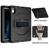 360 Rotation Stand EVA Hard PC Tablet Case with Strap, For iPad 10th Gen 10.9 2022