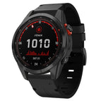 For Garmin Fenix 7S Solar / Black