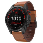 For Garmin Fenix 7S Solar / Brown