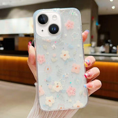 Fresh Small Floral Epoxy TPU Phone Case