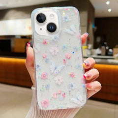 Fresh Small Floral Epoxy TPU Phone Case