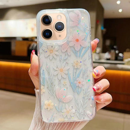 Fresh Small Floral Epoxy TPU Phone Case