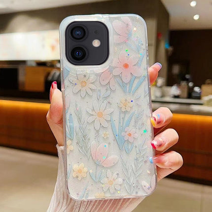 Fresh Small Floral Epoxy TPU Phone Case