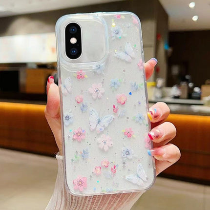 Fresh Small Floral Epoxy TPU Phone Case