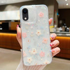 For iPhone XR / D02 Hand-painted Flower
