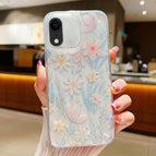 For iPhone XR / D03 Floral Pink