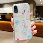 For iPhone XR / D05 Blue Floral