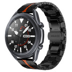 For Samsung Galaxy watch3 45mm / Black+Red