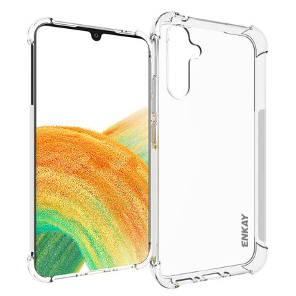 ENKAY Hat-Prince Clear TPU Shockproof Phone Case, For Samsung Galaxy A04e 4G, For Samsung Galaxy A34, For Samsung Galaxy A54 5G