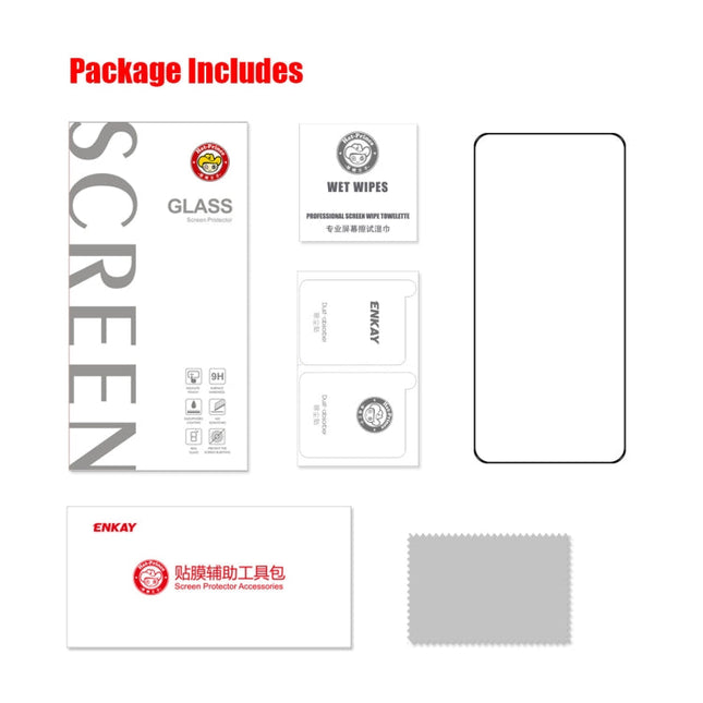 For Samsung Galaxy S23 5G ENKAY Full Glue 0.2mm Tempered Glass Full Film, Support Fingerprint Unlock, For Samsung Galaxy S23 5G(1pcs), For Samsung Galaxy S23 5G(2pcs), For Samsung Galaxy S23 5G(5pcs), For Samsung Galaxy S23 5G(10pcs)