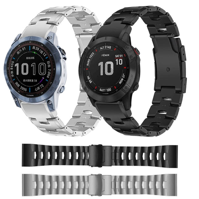 26mm Titanium Alloy Quick Release Watch Band, For Garmin Fenix 3 HR, For Garmin Fenix 3 Sapphire, For Garmin Descent MK 2, For Garmin Descent MK 2i