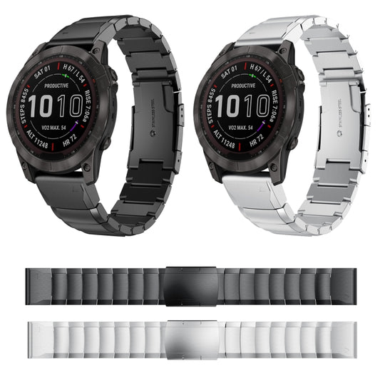 26mm Tortoise Shell Stainless Steel Watch Band, For Garmin Fenix 7X, For Garmin Enduro 2, For Garmin Tactix 7, For Garmin Tactix 7 Pro, For Garmin Fenix 7X Solar, For Garmin Tactix Delta, For Garmin Enduro, For Garmin Fenix 6X, For Garmin Fenix 6X Pro�...
