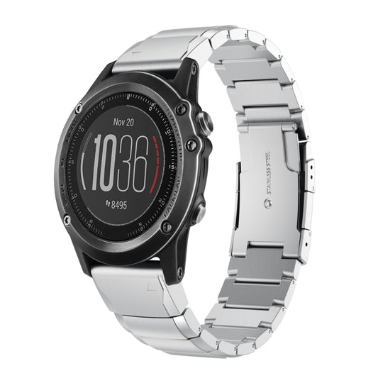 26mm Tortoise Shell Stainless Steel Watch Band, For Garmin Fenix 3, For Garmin Fenix 3 HR, For Garmin Descent MK 2, For Garmin Descent MK 2i