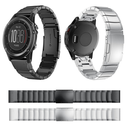 26mm Tortoise Shell Stainless Steel Watch Band, For Garmin Fenix 3, For Garmin Fenix 3 HR, For Garmin Descent MK 2, For Garmin Descent MK 2i