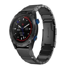 26mm Tortoise Shell Stainless Steel Watch Band, For Garmin Fenix 3, For Garmin Fenix 3 HR, For Garmin Descent MK 2, For Garmin Descent MK 2i