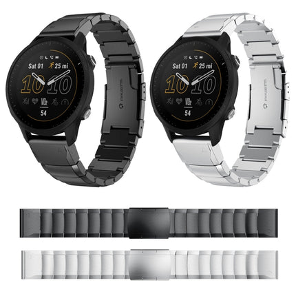 22mm Tortoise Shell Stainless Steel Watch Band, For Garmin Forerunner 955, For Garmin Forerunner 945, For Garmin Forerunner 935, For Garmin Instinct 2, For Garmin Instinct, For Garmin Descent G1, For Garmin Instinct Crossover                           ...