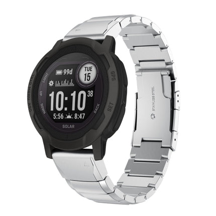 22mm Tortoise Shell Stainless Steel Watch Band, For Garmin Forerunner 955, For Garmin Forerunner 945, For Garmin Forerunner 935, For Garmin Instinct 2, For Garmin Instinct, For Garmin Descent G1, For Garmin Instinct Crossover                           ...