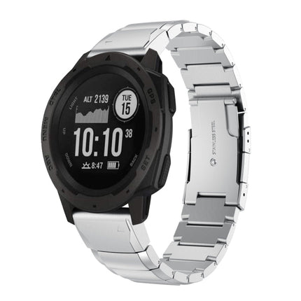 22mm Tortoise Shell Stainless Steel Watch Band, For Garmin Forerunner 955, For Garmin Forerunner 945, For Garmin Forerunner 935, For Garmin Instinct 2, For Garmin Instinct, For Garmin Descent G1, For Garmin Instinct Crossover                           ...
