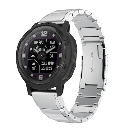 22mm Tortoise Shell Stainless Steel Watch Band, For Garmin Forerunner 955, For Garmin Forerunner 945, For Garmin Forerunner 935, For Garmin Instinct 2, For Garmin Instinct, For Garmin Descent G1, For Garmin Instinct Crossover                           ...