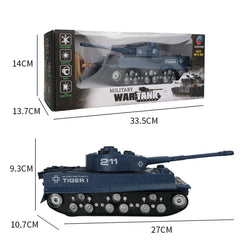 MoFun 369  Remote Control Tank 1:32 Four-way RC Vehicle, Blue, Green, Yellow
