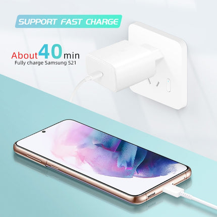 M135 45W USB-C / Type-C Port Fast Charger with 5A Type-C to Type-C Cable, EU Plug, EU Plug + Type-C Cable
