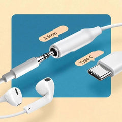 Type C to 3.5mm Female Headphone Jack Adapter for Samsung Galaxy S22 S22+ S21 S21+ S20 S20+ Ultra Note 20 Note 10 Plus S10 Plus S10e S9+ S8 Plus, DS-NO10T35